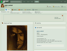 Tablet Screenshot of paz-y-amor.deviantart.com