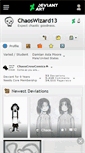 Mobile Screenshot of chaoswizard13.deviantart.com