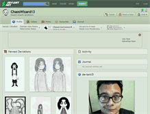 Tablet Screenshot of chaoswizard13.deviantart.com