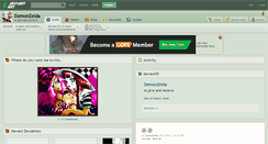 Desktop Screenshot of demonzelda.deviantart.com