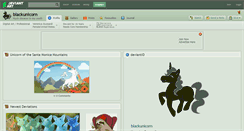 Desktop Screenshot of blackunicorn.deviantart.com