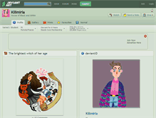 Tablet Screenshot of kilimiria.deviantart.com