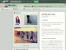 Tablet Screenshot of light-leaks.deviantart.com