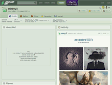 Tablet Screenshot of mintyy.deviantart.com