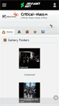 Mobile Screenshot of critical--mass.deviantart.com