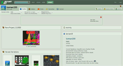 Desktop Screenshot of iceman200.deviantart.com