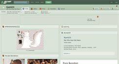 Desktop Screenshot of kyonichi.deviantart.com
