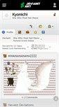Mobile Screenshot of kyonichi.deviantart.com