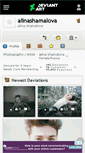 Mobile Screenshot of alinashamalova.deviantart.com