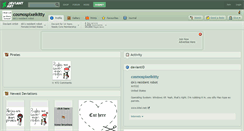 Desktop Screenshot of cosmospixelkitty.deviantart.com