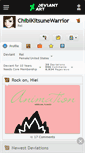Mobile Screenshot of chibikitsunewarrior.deviantart.com