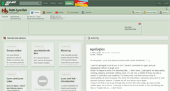 Desktop Screenshot of hebi-lynnsek.deviantart.com