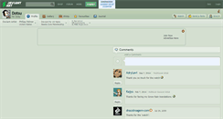 Desktop Screenshot of dotsu.deviantart.com