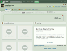 Tablet Screenshot of eyeofraphoto.deviantart.com