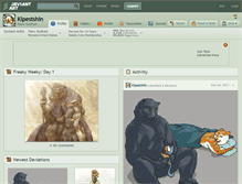 Tablet Screenshot of kipestshin.deviantart.com
