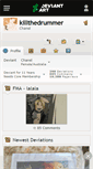 Mobile Screenshot of killthedrummer.deviantart.com