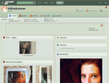 Tablet Screenshot of killthedrummer.deviantart.com