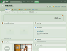Tablet Screenshot of gerardopin.deviantart.com