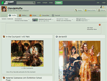 Tablet Screenshot of glendawolfie.deviantart.com