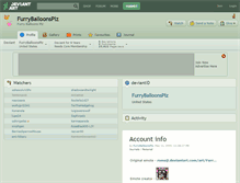Tablet Screenshot of furryballoonsplz.deviantart.com
