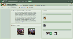 Desktop Screenshot of inspiring-music.deviantart.com