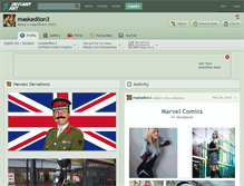 Tablet Screenshot of maskedlion3.deviantart.com