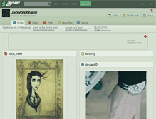 Tablet Screenshot of jackvondreanle.deviantart.com