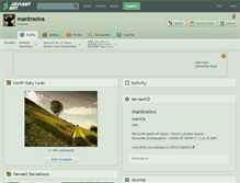 Tablet Screenshot of mantrasiva.deviantart.com