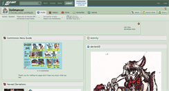 Desktop Screenshot of dollmancer.deviantart.com