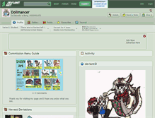 Tablet Screenshot of dollmancer.deviantart.com