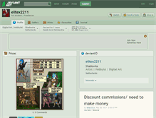 Tablet Screenshot of elitex2211.deviantart.com