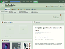 Tablet Screenshot of chibitogedoitsu.deviantart.com
