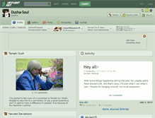 Tablet Screenshot of dusha-soul.deviantart.com
