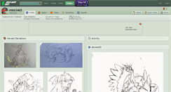 Desktop Screenshot of mint3465.deviantart.com