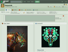 Tablet Screenshot of maquenda.deviantart.com