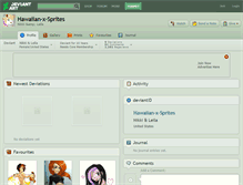 Tablet Screenshot of hawaiian-x-sprites.deviantart.com