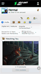 Mobile Screenshot of hermai.deviantart.com