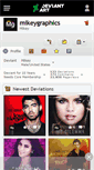 Mobile Screenshot of mikeygraphics.deviantart.com