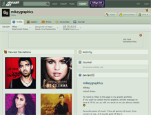 Tablet Screenshot of mikeygraphics.deviantart.com