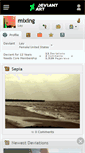 Mobile Screenshot of mixing.deviantart.com