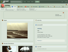 Tablet Screenshot of mixing.deviantart.com