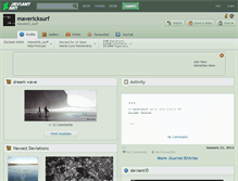 Tablet Screenshot of mavericksurf.deviantart.com