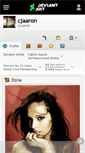 Mobile Screenshot of cjaaron.deviantart.com