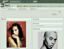 Tablet Screenshot of cjaaron.deviantart.com