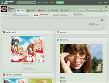 Tablet Screenshot of etuta.deviantart.com