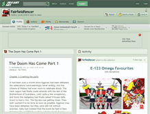 Tablet Screenshot of fairfieldfencer.deviantart.com