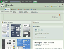 Tablet Screenshot of dss-banedon.deviantart.com