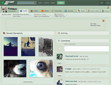 Tablet Screenshot of femaya.deviantart.com