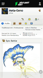 Mobile Screenshot of meta-geno.deviantart.com