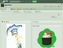 Tablet Screenshot of meta-geno.deviantart.com